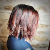 Bright Red Balayage On Short Hairstyles (Photo 11 of 25)
