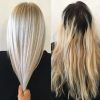 Sleek Blonde Hairstyles With Grown Out Roots (Photo 19 of 25)