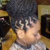 Cornrows With High Twisted Bun (Photo 3 of 15)