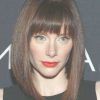 Medium Hairstyles With Straight Bangs (Photo 10 of 25)