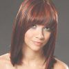 Medium Hairstyles With Red Highlights (Photo 8 of 15)