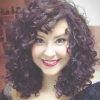 Curly Medium Hairstyles With Bangs (Photo 10 of 25)