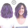 Purple Medium Hairstyles (Photo 6 of 25)