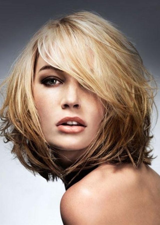 15 the Best Shaggy Bob Hairstyles for Round Faces
