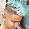 Turquoise Side-Parted Mohawk Hairstyles (Photo 3 of 25)