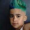 Turquoise Side-Parted Mohawk Hairstyles (Photo 11 of 25)