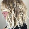 Messy Blonde Lob With Lowlights (Photo 9 of 25)