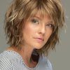 Tousled Shoulder Length Layered Hair With Bangs (Photo 13 of 18)