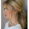 Long Blond Ponytail Hairstyles With Bump And Sparkling Clip (Photo 10 of 25)