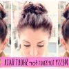 Medium Length Hairstyles With Top Knot (Photo 12 of 25)