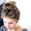 Medium Length Hairstyles With Top Knot (Photo 11 of 25)