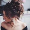 Messy Updos Wedding Hairstyles (Photo 4 of 15)