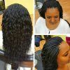 Individual Micro Braids With Curly Ends (Photo 1 of 25)