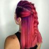 Vibrant Red Mohawk Updo Hairstyles (Photo 8 of 25)