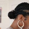 Cornrows Hairstyles In A Bun (Photo 5 of 15)