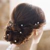Pearl Bun Updo Hairstyles (Photo 11 of 25)