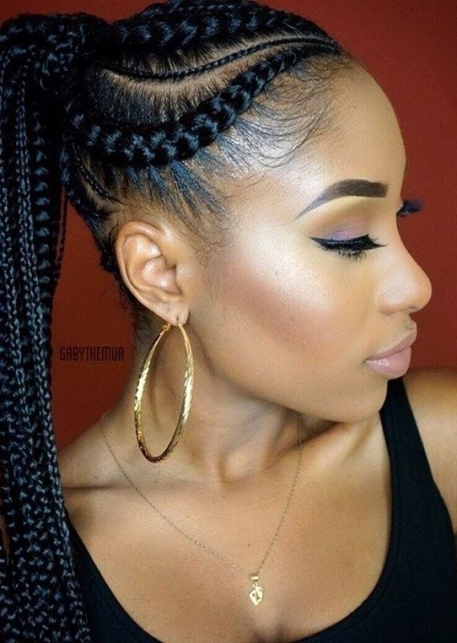2024 Popular Cornrows Hairstyles with Extensions