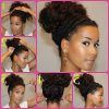 Natural Curly Hair Updo Hairstyles (Photo 11 of 15)