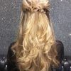 Half-Updo Blonde Hairstyles With Bouffant For Thick Hair (Photo 15 of 25)