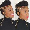 Braided Crown Hairstyles With Bright Beads (Photo 5 of 25)
