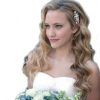 Pinned Back Tousled Waves Bridal Hairstyles (Photo 4 of 25)