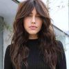 Loose Waves With Unshowy Curtain Bangs (Photo 13 of 18)