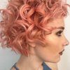 Peach Wavy Stacked Hairstyles For Short Hair (Photo 2 of 25)