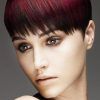 Pageboy Maroon Red Pixie Haircuts (Photo 2 of 25)