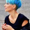 Blue Punky Pixie Hairstyles With Undercut (Photo 14 of 25)