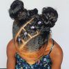 Pulled Back Beaded Bun Braided Hairstyles (Photo 11 of 25)