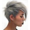 Gray Short Pixie Cuts (Photo 1 of 25)