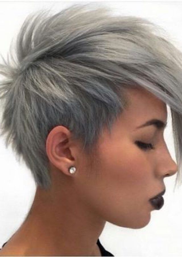 The Best Gray Short Pixie Cuts