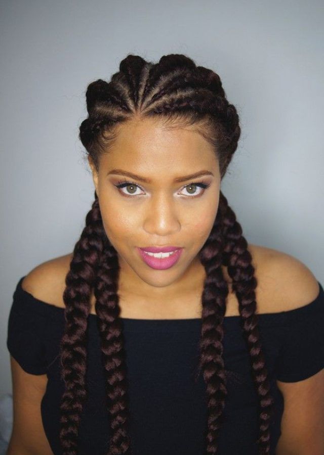 25 the Best Thick Cornrows Braided Hairstyles