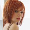 Medium-Length Red Hairstyles With Fringes (Photo 3 of 25)