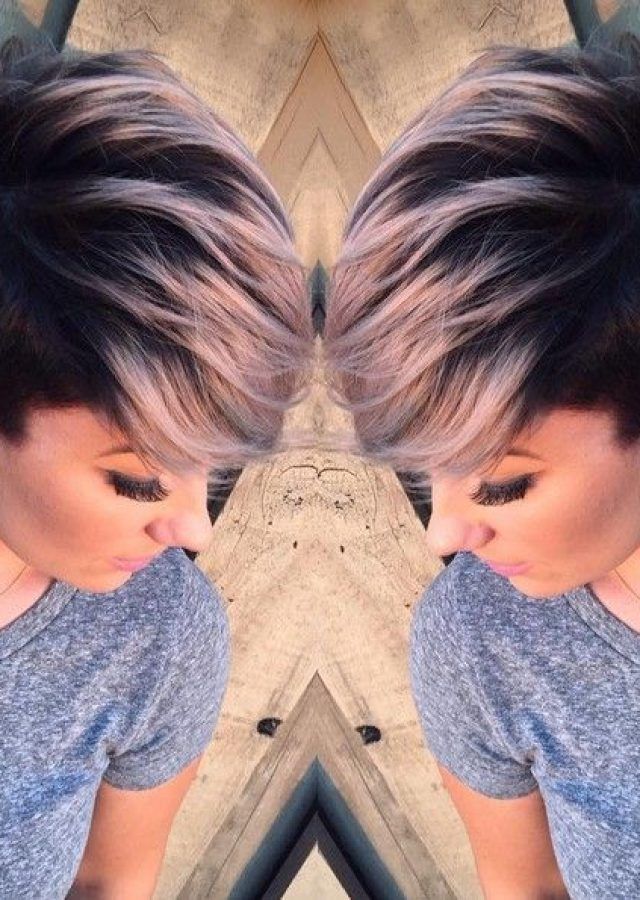 The 25 Best Collection of Smokey Pastel Colors Pixie Haircuts