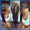 Angled Cornrows Hairstyles With Braided Parts (Photo 11 of 25)