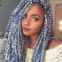 Top 25 of Blue Twisted Yarn Braid Hairstyles for Layered Twists