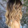 Blonde Waves Haircuts With Dark Roots (Photo 1 of 25)