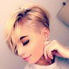 Very Short Pixie Haircuts With A Razored Side Part (Photo 11 of 25)