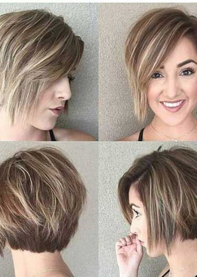 25 Best Layered Short Hairstyles for Round Faces
