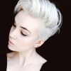 Flipped Up Platinum Blonde Pixie Haircuts (Photo 1 of 25)
