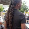 Tightly Coiled Gray Dreads Bun Hairstyles (Photo 23 of 25)