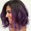 Brunette To Mauve Ombre Hairstyles For Long Wavy Bob (Photo 9 of 25)