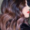 Brunette To Mauve Ombre Hairstyles For Long Wavy Bob (Photo 1 of 25)