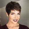 Very Short Pixie Haircuts With A Razored Side Part (Photo 1 of 25)