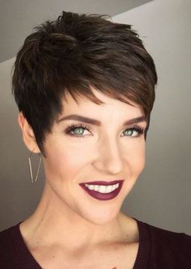 The Best Very Short Pixie Haircuts with a Razored Side Part
