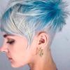 Blue Punky Pixie Hairstyles With Undercut (Photo 19 of 25)