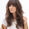 Lob Haircuts With Wavy Curtain Fringe Style (Photo 22 of 25)