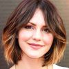 Lob Haircuts With Wavy Curtain Fringe Style (Photo 8 of 25)
