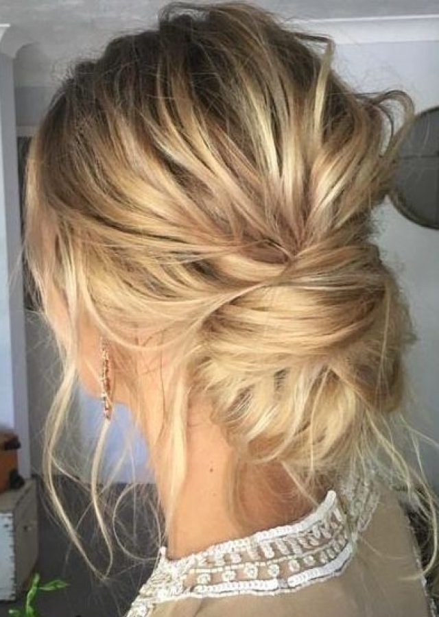 2024 Popular Low Messy Updo Hairstyles
